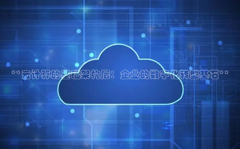 杏鑫平台登录地址极氪智能科技**云计算的基础架构层：企业的数字化转型基石**