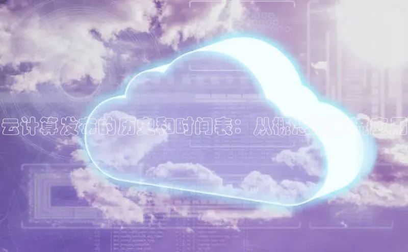 杏鑫彩票官网登录观星盘云计算发布的历史和时间表：从概念到主流应用